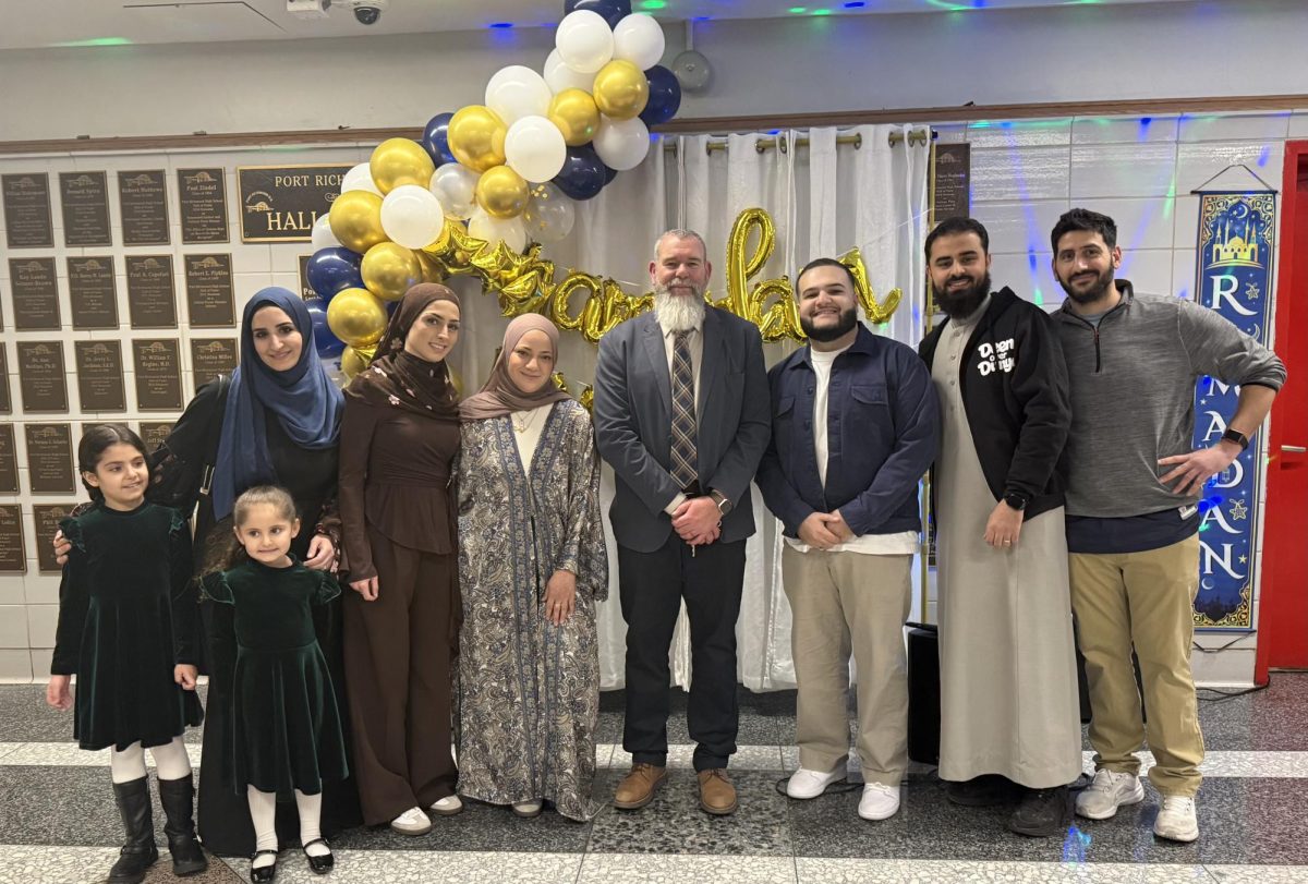 Ms. Elchoum and her children, Ms. Martini, Ms. Ismail, Principal Greenfield, Mr. Judeh, Mr. Musa, and Mr. Hasweh